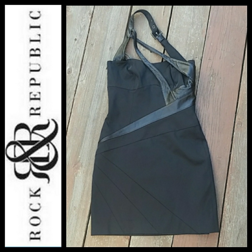 Rock & Republic black dress